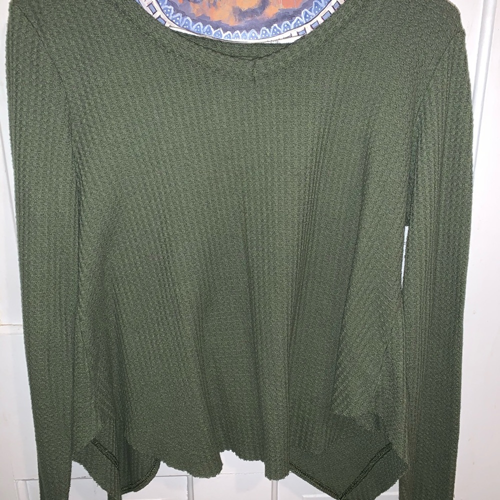 open back long sleeve